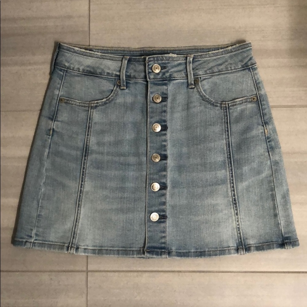 American Eagle denim jean skirt